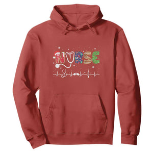Nurse Christmas Hoodie Nursing RN LPN NP Nicu Xmas Gift TS10 Red Print Your Wear