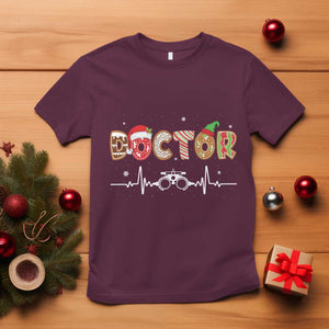 Christmas Optometry T Shirt Ophthalmologist Optometrist Eye Doctor Nurse Gift TS10 Maroon Print Your Wear