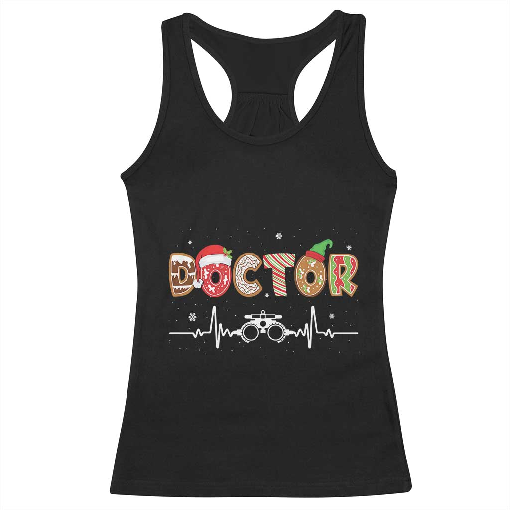 Christmas Optometry Racerback Tank Top Ophthalmologist Optometrist Eye Doctor Nurse Gift TS10 Black Print Your Wear