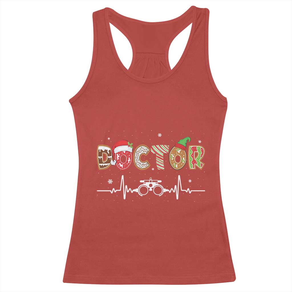 Christmas Optometry Racerback Tank Top Ophthalmologist Optometrist Eye Doctor Nurse Gift TS10 Red Print Your Wear