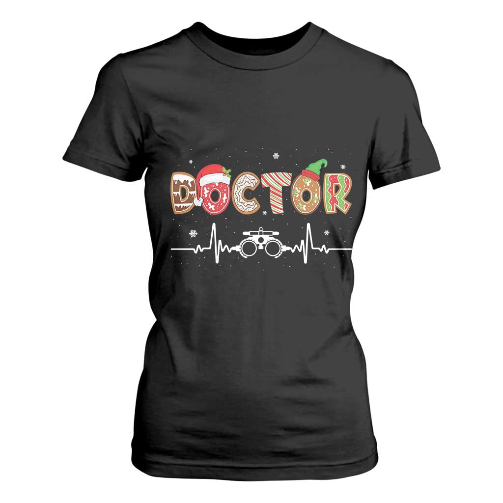 Christmas Optometry T Shirt For Women Ophthalmologist Optometrist Eye Doctor Nurse Gift TS10 Black Print Your Wear