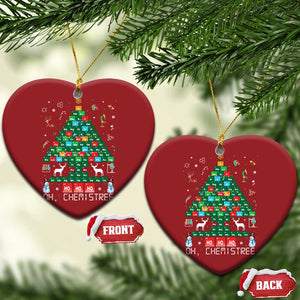 Xmas Chemistry Teacher Christmas Ornament Oh Chemistree Laboratory Lab Tech Teacher Xmas Gift TS10 Print Your Wear