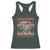 Funny Christmas Racerback Tank Top I Want A Hippopotamus For Xmas Moo Deng Ugly Gift TS10 Dark Forest Green Print Your Wear