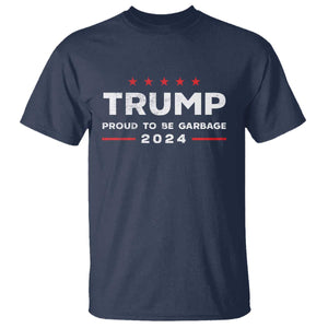 Donald Trump 2024 T Shirt Proud To Be Garbage Vote Trump President TS10 Navy Print Your Wear
