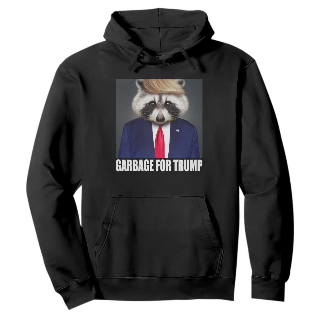 Funny Raccoon Garbage For Trump 2024 Hoodie TS10 Black Print Your Wear