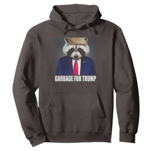 Funny Raccoon Garbage For Trump 2024 Hoodie TS10 Dark Chocolate Print Your Wear