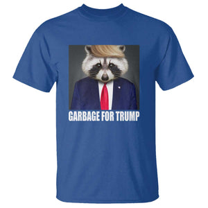 Funny Raccoon Garbage For Trump 2024 T Shirt TS10 Royal Blue Print Your Wear