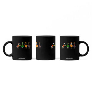 Christmas Ducks Coffee Mug Funny Animals Farm Lover Gift Xmas Light TS10 Print Your Wear