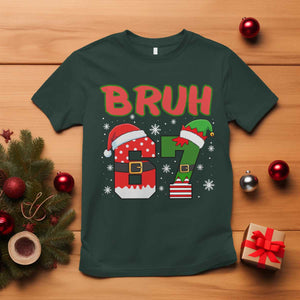 67 Christmas T Shirt Six Seven Bruh Funny Boys Kids Meme Pajamas Gen Alpha Slang TS10 Dark Forest Green Print Your Wear