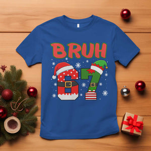 67 Christmas T Shirt Six Seven Bruh Funny Boys Kids Meme Pajamas Gen Alpha Slang TS10 Royal Blue Print Your Wear