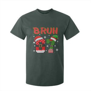 67 Christmas T Shirt For Kid Six Seven Bruh Funny Boys Kids Meme Pajamas Gen Alpha Slang TS10 Dark Forest Green Print Your Wear