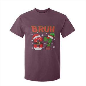67 Christmas T Shirt For Kid Six Seven Bruh Funny Boys Kids Meme Pajamas Gen Alpha Slang TS10 Maroon Print Your Wear
