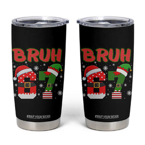 67 Christmas Tumbler Cup Six Seven Bruh Funny Boys Kids Meme Pajamas Gen Alpha Slang TS10 Black Print Your Wear