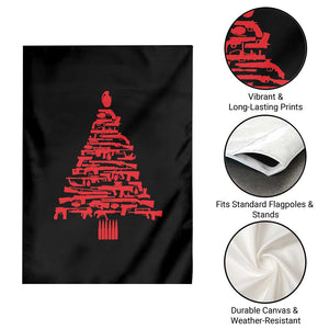 Funny Guns Christmas Garden Flag 2nd Amendment Xmas Tree Gun Lovers TS10 Print Your Wear