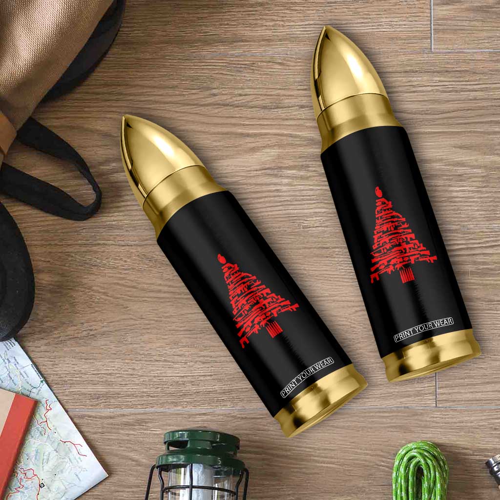 Funny Guns Christmas Bullet Tumbler 2nd Amendment Xmas Tree Gun Lovers TS10 Print Your Wear