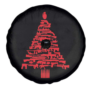 Funny Guns Christmas Spare Tire Cover 2nd Amendment Xmas Tree Gun Lovers TS10 Print Your Wear