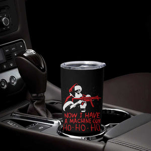 Now I Have A Machine Gun Tumbler Cup Funny Retro Christmas 90s Movie Santa Gun Lovers TS10 Print Your Wear