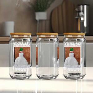 Sarcastic Snowman Glass Can Funny Christmas I'm Sexy and I Snow It TS10 Print Your Wear