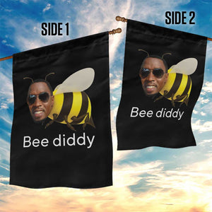 Bee Diddy Garden Flag Funny Weirdcore Dark Humor Internet Memes Gen-Z TS10 Print Your Wear