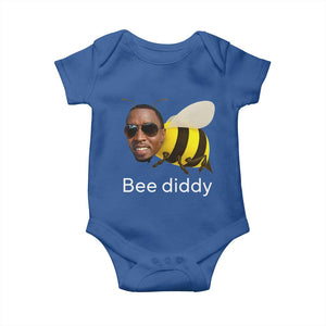 Bee Diddy Baby Onesie Funny Weirdcore Dark Humor Internet Memes Gen-Z TS10 Royal Blue Print Your Wear