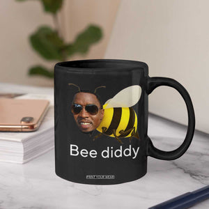 Bee Diddy Coffee Mug Funny Weirdcore Dark Humor Internet Memes Gen-Z TS10 Print Your Wear