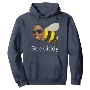 Bee Diddy Hoodie Funny Weirdcore Dark Humor Internet Memes Gen-Z TS10 Navy Print Your Wear