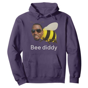 Bee Diddy Hoodie Funny Weirdcore Dark Humor Internet Memes Gen-Z TS10 Purple Print Your Wear