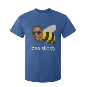 Bee Diddy T Shirt For Kid Funny Weirdcore Dark Humor Internet Memes Gen-Z TS10 Royal Blue Print Your Wear