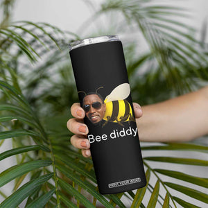 Bee Diddy Skinny Tumbler Funny Weirdcore Dark Humor Internet Memes Gen-Z TS10 Print Your Wear