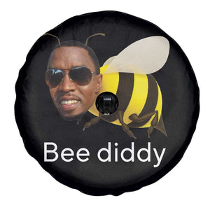 Bee Diddy Spare Tire Cover Funny Weirdcore Dark Humor Internet Memes Gen-Z TS10 Print Your Wear