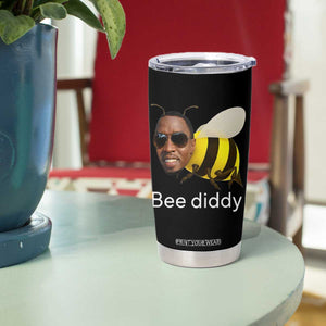 Bee Diddy Tumbler Cup Funny Weirdcore Dark Humor Internet Memes Gen-Z TS10 Print Your Wear