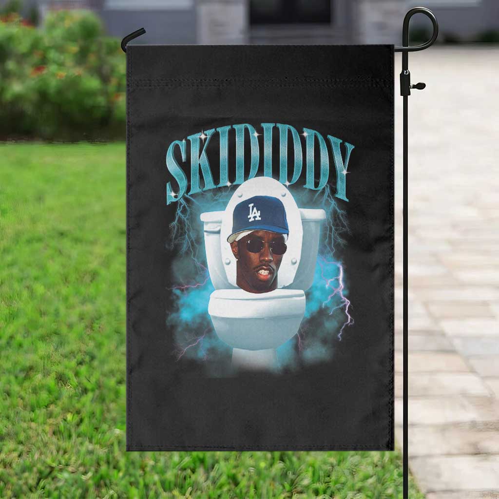 Funny Diddy Garden Flag Diddy Skibidi Toilet Bootleg Meme TS10 Print Your Wear
