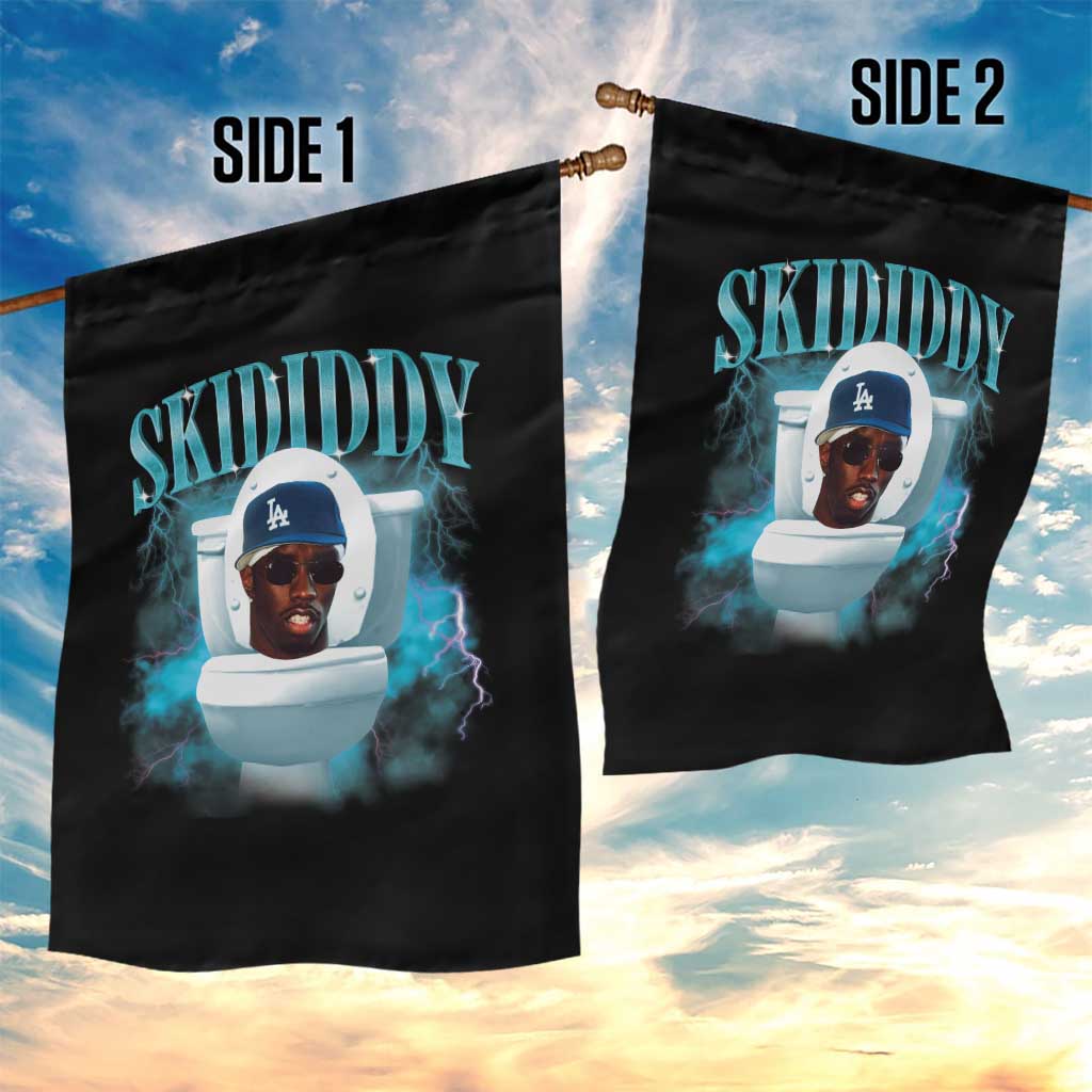 Funny Diddy Garden Flag Diddy Skibidi Toilet Bootleg Meme TS10 Print Your Wear