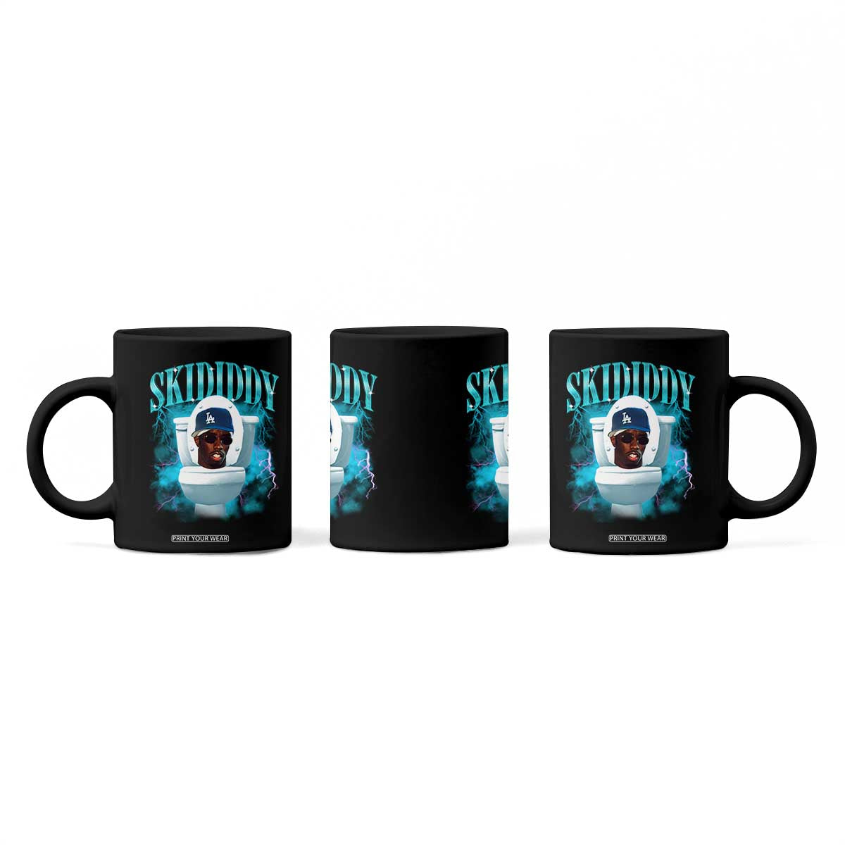 Funny Diddy Coffee Mug Diddy Skibidi Toilet Bootleg Meme TS10 Print Your Wear