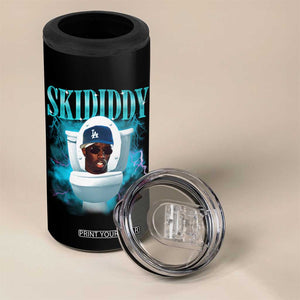Funny Diddy 4 in 1 Can Cooler Tumbler Diddy Skibidi Toilet Bootleg Meme TS10 Print Your Wear