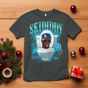 Funny Diddy T Shirt Diddy Skibidi Toilet Bootleg Meme TS10 Dark Heather Print Your Wear