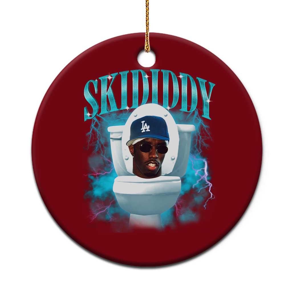 Funny Diddy Ceramic Ornament Diddy Skibidi Toilet Bootleg Meme TS10 1pc Red Print Your Wear
