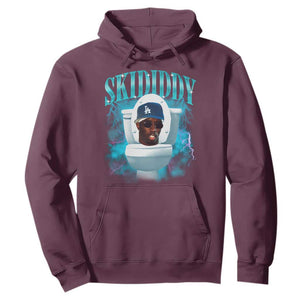 Funny Diddy Hoodie Diddy Skibidi Toilet Bootleg Meme TS10 Maroon Print Your Wear