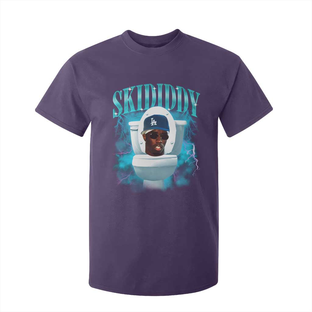 Funny Diddy T Shirt For Kid Diddy Skibidi Toilet Bootleg Meme TS10 Purple Print Your Wear