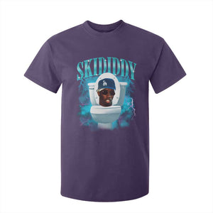 Funny Diddy T Shirt For Kid Diddy Skibidi Toilet Bootleg Meme TS10 Purple Print Your Wear