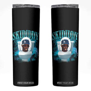 Funny Diddy Skinny Tumbler Diddy Skibidi Toilet Bootleg Meme TS10 Black Print Your Wear