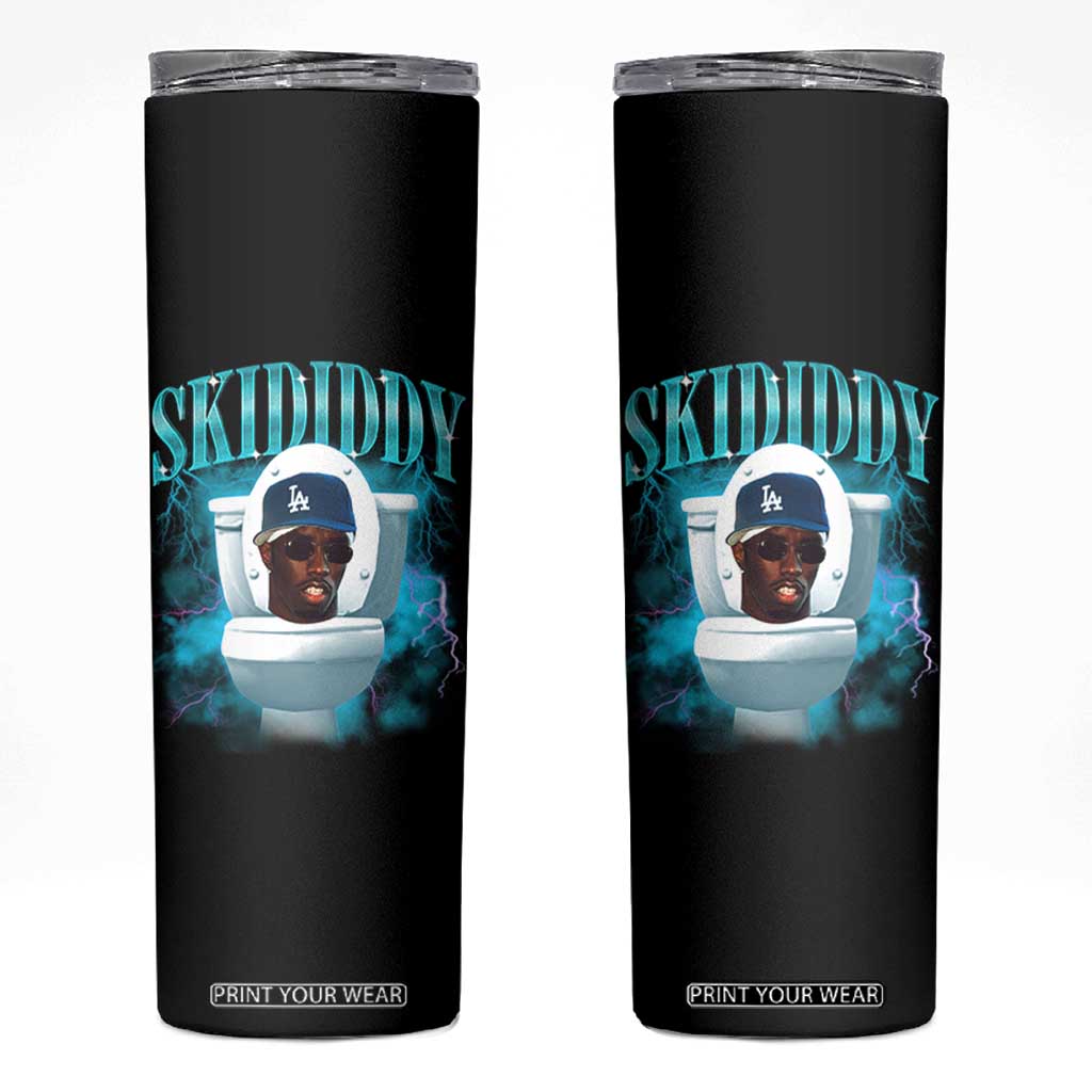 Funny Diddy Skinny Tumbler Diddy Skibidi Toilet Bootleg Meme TS10 Black Print Your Wear