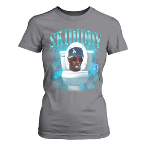 Funny Diddy T Shirt For Women Diddy Skibidi Toilet Bootleg Meme TS10 Charcoal Print Your Wear