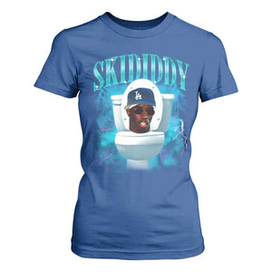 Funny Diddy T Shirt For Women Diddy Skibidi Toilet Bootleg Meme TS10 Royal Blue Print Your Wear