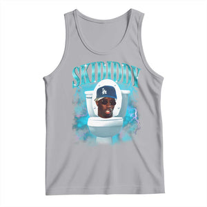 Funny Diddy Tank Top Diddy Skibidi Toilet Bootleg Meme TS10 Athletic Heather Print Your Wear