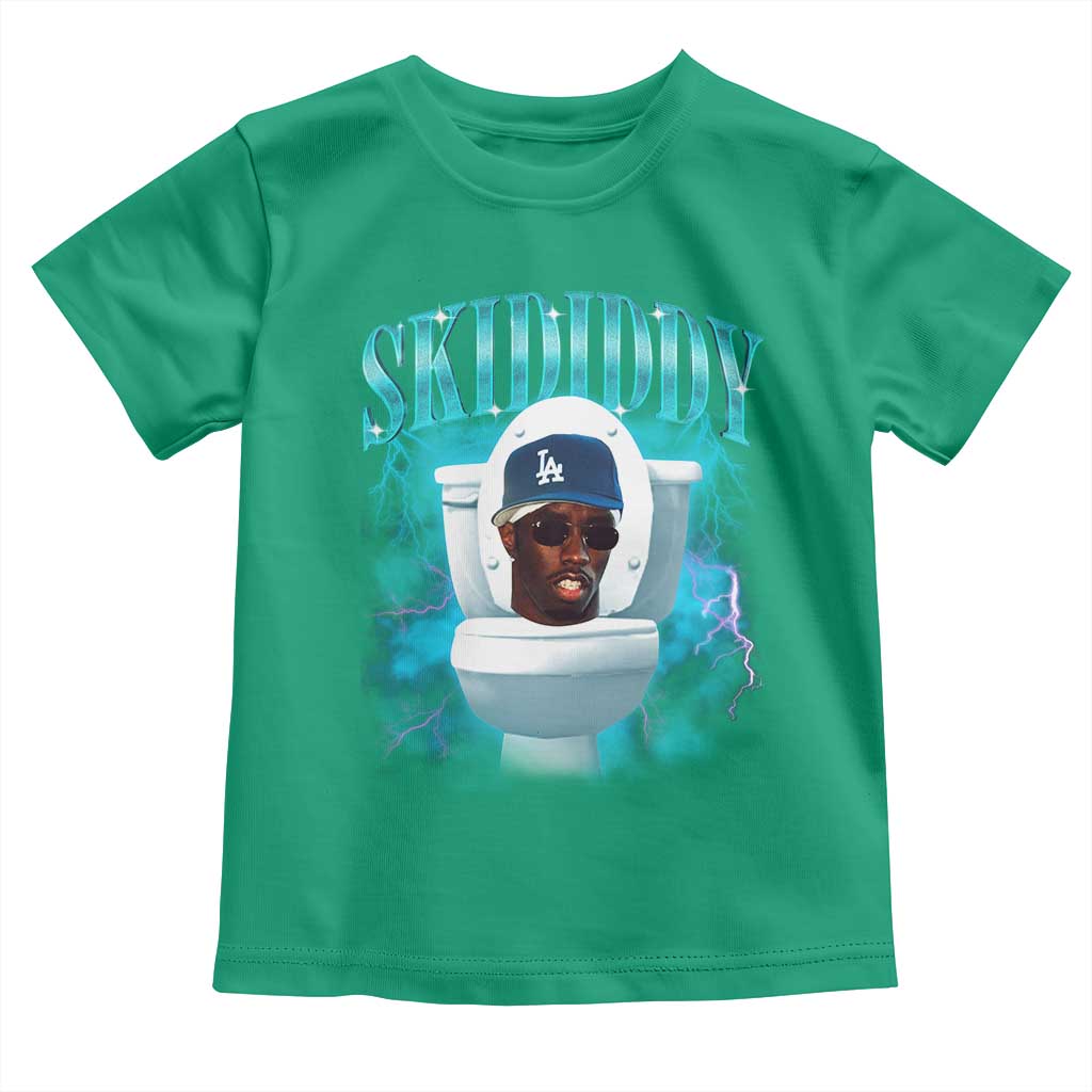 Funny Diddy Toddler T Shirt Diddy Skibidi Toilet Bootleg Meme TS10 Irish Green Print Your Wear