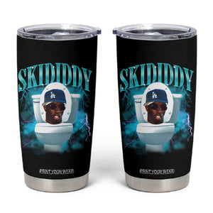 Funny Diddy Tumbler Cup Diddy Skibidi Toilet Bootleg Meme TS10 Black Print Your Wear
