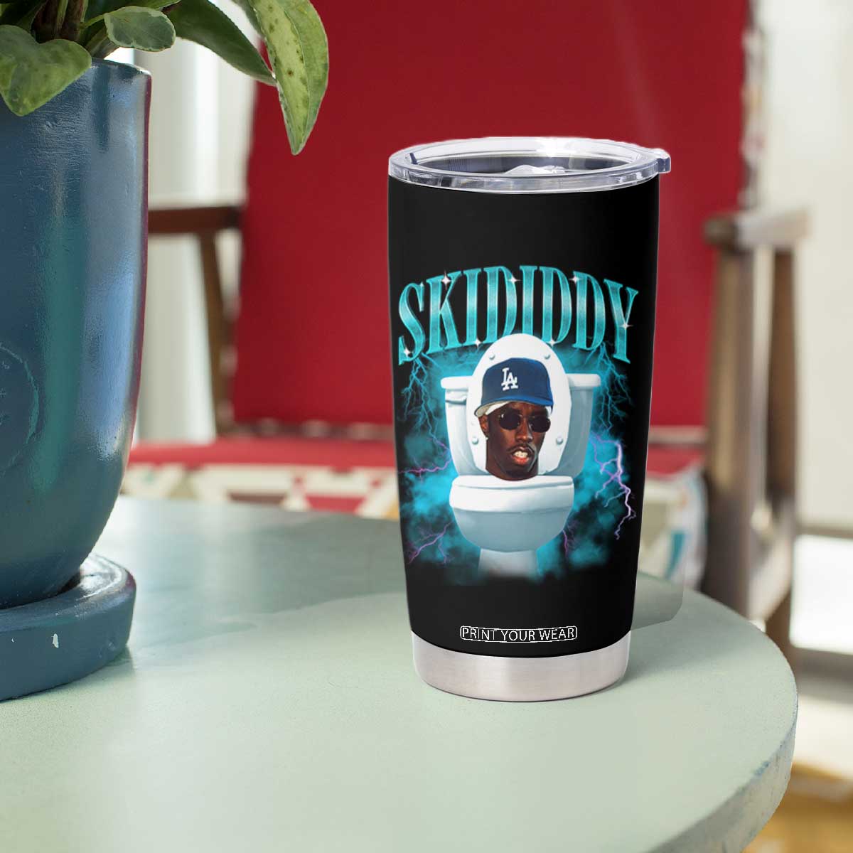 Funny Diddy Tumbler Cup Diddy Skibidi Toilet Bootleg Meme TS10 Print Your Wear