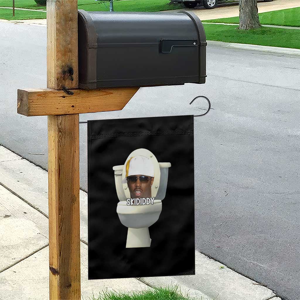 Funny Diddy Garden Flag Diddy Skibidi Toilet Meme TS10 Print Your Wear