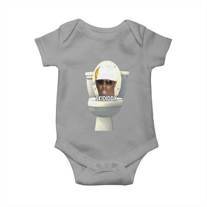 Funny Diddy Baby Onesie Diddy Skibidi Toilet Meme TS10 Sport Gray Print Your Wear